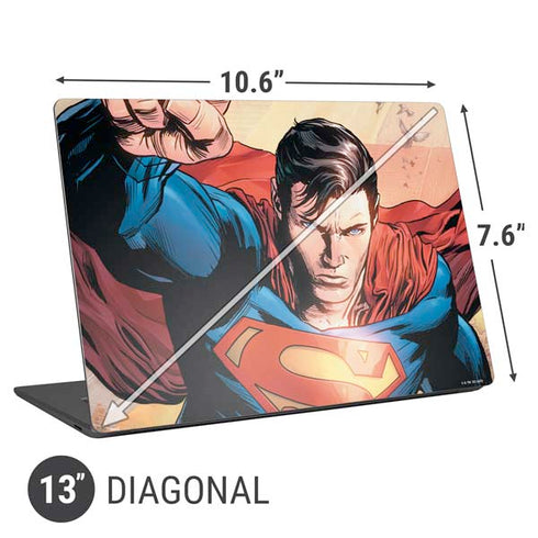 DC Comics Superman Flying Pose Action Comics #957 Art by Patch Zircher Universal Laptop 13in (10.6 x 7.6in) Skin